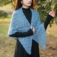 thumbnail image 2 of Susan‘s Family DIY Crochet Kit Triangular Shawl Materials Package Knitting and Crochet Clothing Kit Handmade Weeding Gift, 2 of 7