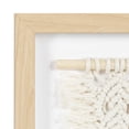 thumbnail image 3 of hometrends Woven Macrame Design 1 Framed Art, 3 of 8
