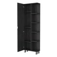 thumbnail image 5 of Miekor Furniture Los Angeles Linen Cabinet, Five Shelves, One Cabinet, Divisions W4US8736, 5 of 7