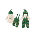 thumbnail image 2 of BemeyourBBs Baby Boy Halloween Clothes Long Sleeve Romper Suspender Pants Hat, 2 of 9