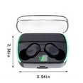 thumbnail image 3 of Matoen Bluetooth 5.3 Wireless Earbuds with Wireless Charging Case Stereo Headphones in Ear Built in Mic Headset for Sport Black, 3 of 9