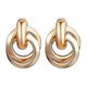 thumbnail image 1 of 1p Hoop Earrings Women Twist Stud Earrings [, 1 of 3