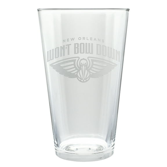 New Orleans Pelicans Etched 16oz. Rally Cry Pint Glass