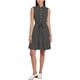 thumbnail image 1 of Tommy Hilfiger Vestido camisero con volantes para mujer, negro, 2, 1 of 1
