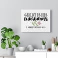 thumbnail image 5 of Scripture Walls  Faithfulness Lamentations 3:23 Bible Verse Canvas Christian Wall Art Ready to Hang Unframed, 5 of 12