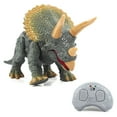 thumbnail image 2 of Bangcool Remote Control Dinosaur Toy Realistic Light up Triceratops Toy Dinosaur Figure, 2 of 10