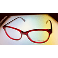 thumbnail image 6 of Apple Bottoms Women Ophthalmic Plastic Square Eyeglass Frames with Apple Bottoms Case, Clear Tint, Model 778 3, Red, 51mm, 1 Pair, 6 of 7