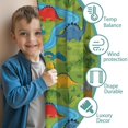 thumbnail image 3 of Blackout Kids Curtains,Dinosaurs River Volcano Green Pattern Childrens Insulated Curtains Set Of 2,Bedroom Essentials,Toddler Room Decor 42"x63", 3 of 5