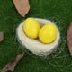 thumbnail image 5 of 6 piezas de simulación de hilo de cáñamo gallinero de Pascua adorno de nido de pollo decoración de fiesta DIY (blanco), 5 of 6