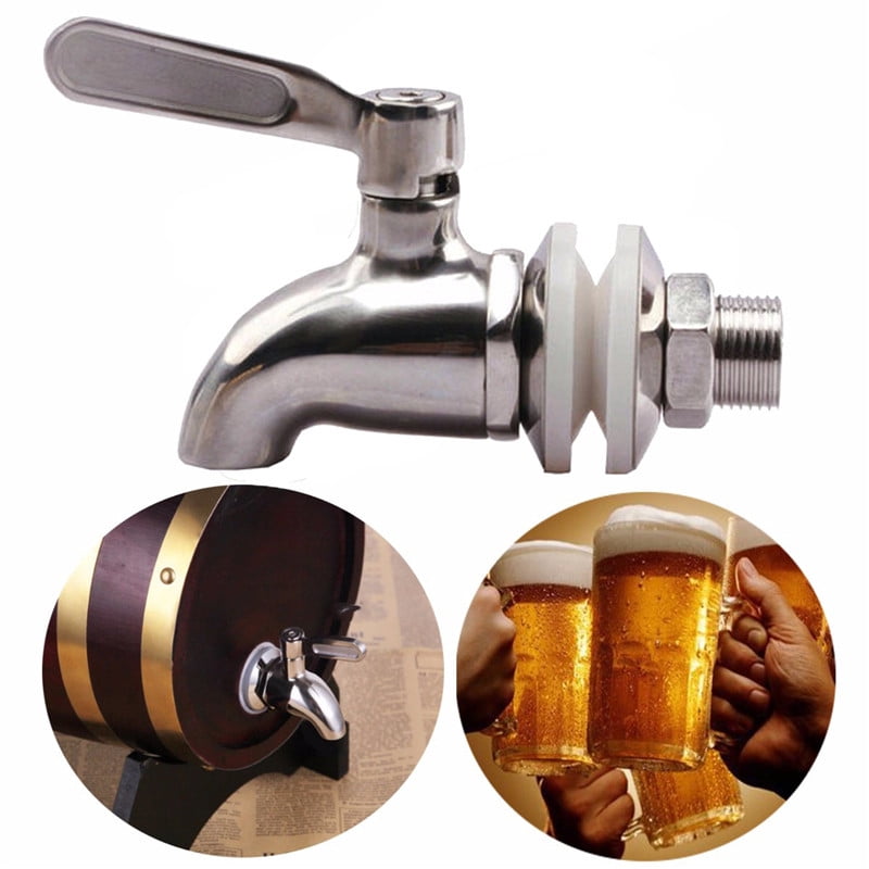Stainless Steel Faucet Tap Draft Beer Faucet for Home Brew Fermenter Wine Draft 