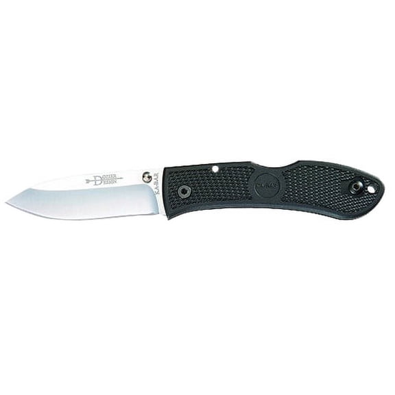 KA-BAR DOZIER FOLDING HUNTER 3" AUS-8A DROP POINT BLADE BLK ZYTEL HNDL