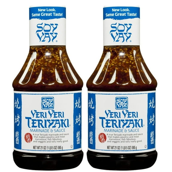Soy Vay Marinade & Sauce, Veri Veri Teriyaki, 20 Ounce (Pack of 2)