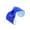 Blue, variant on Artistic Resin Bowknot Jewelry Modern Cuff Bracelet Adjustable Fit Opening Wristband Accessories For Teen Girls