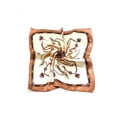 thumbnail image 2 of INSPIRE CHIC Women's Square Shaped Scarf Contrast Color Printed Scarves Kerchief Neckerchief Beige Chain 19.69x19.69", 2 of 2
