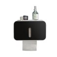 thumbnail image 1 of Wall Mounted Toilet Paper Holder PS ABS Waterproof Roll Paper Tissue Storage Box Bathroom Accessories, 1 of 5