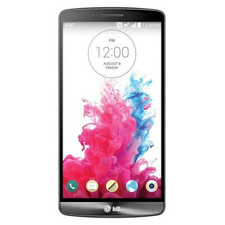 LG G3 D850 32GB AT&T Unlocked GSM 4G LTE Quad-Core Phone w/13MP Camera & True HD-IPS Display - Metallic Black