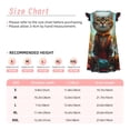 thumbnail image 3 of Fotbe Riverside Meditating Cat Vestido de Dormir para Niñas de 3 a 10 Años, Mangas Cortas, Estilo Princesa, Pijama Camisón con Mangas Voladas-Medium, 3 of 6