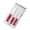 Red/White/, variant on Kyocera Advanced Ceramic Revolution 3 Piece Knife Set with 5.5" Santoku, 4. 5" Utility and 3" Paring Knife, Black/White