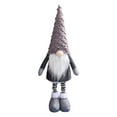 thumbnail image 2 of Muñeco de peluche de Gnomo de Navidad, sin rostro, hecho a mano, decoración del hogar, artesanía (gris), 3 uds., 2 of 2