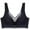 Black Bras for Women, variant on Front Closure Bras for Women Easy Close Bra Front Closure Button Bras Wireless Comfort Unlined Bra Red 12