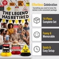thumbnail image 3 of 14pcs Retirement Party Decoration Banner Hanging Swirls and Centerpieces Kit for Coworker Family Celebration, 3 of 8