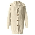 thumbnail image 5 of Oversized Cardigans Women Long Knit Button Down With Lapel Collar And Pockets For Autumn Casual Stylish Lightweight Cardigans, 5 of 6