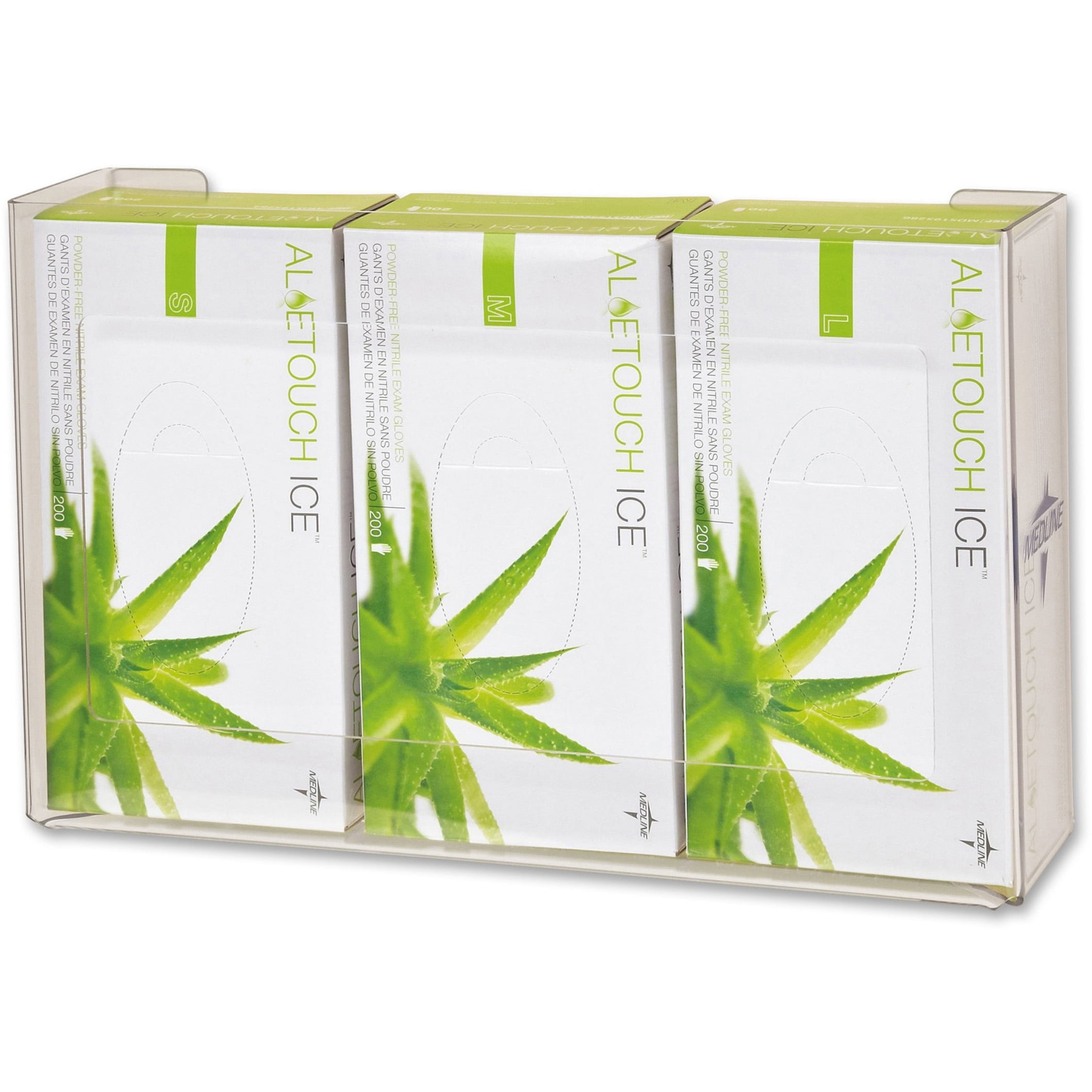 Medline, MIIMDS193096B, Plastic Triple Glove Box Holder, 1 / Each