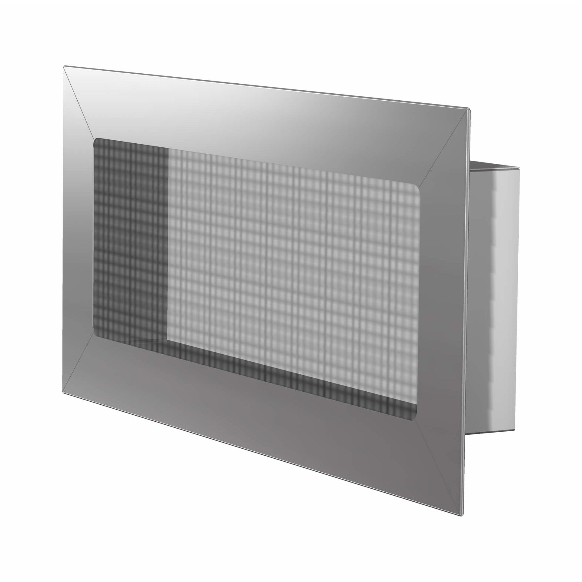 Stainless Steel Foundation Basement Vent Vent Size 14" W x 5" H