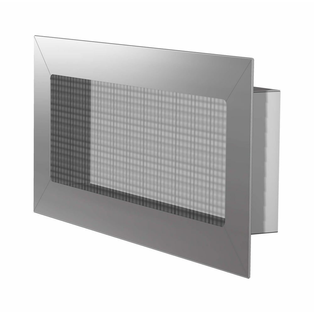Stainless Steel Foundation Basement Vent Vent Size 14" W x 5" H, Mount Type Flush Walmart