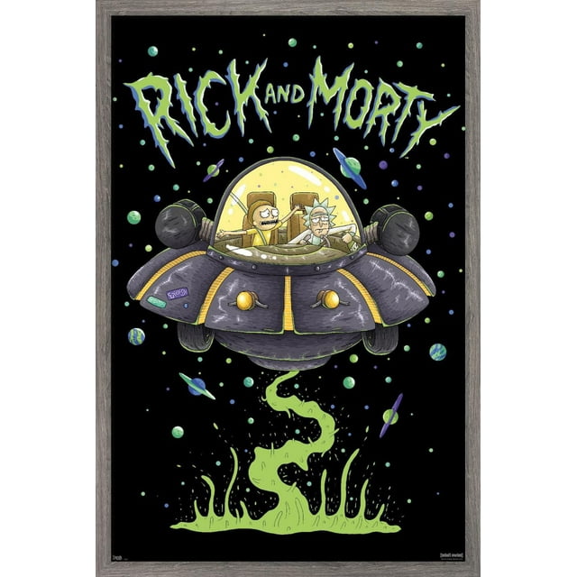 Rick And Morty - Ship Wall Poster, 22.375" x 34"