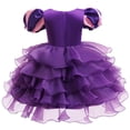 thumbnail image 7 of Mnyotv Halloween Outfits Girls Short Sleeve Mesh Dress with Witch Hats and Pumpkin Buckets Party Clothes Size 2-3Y, 7 of 7