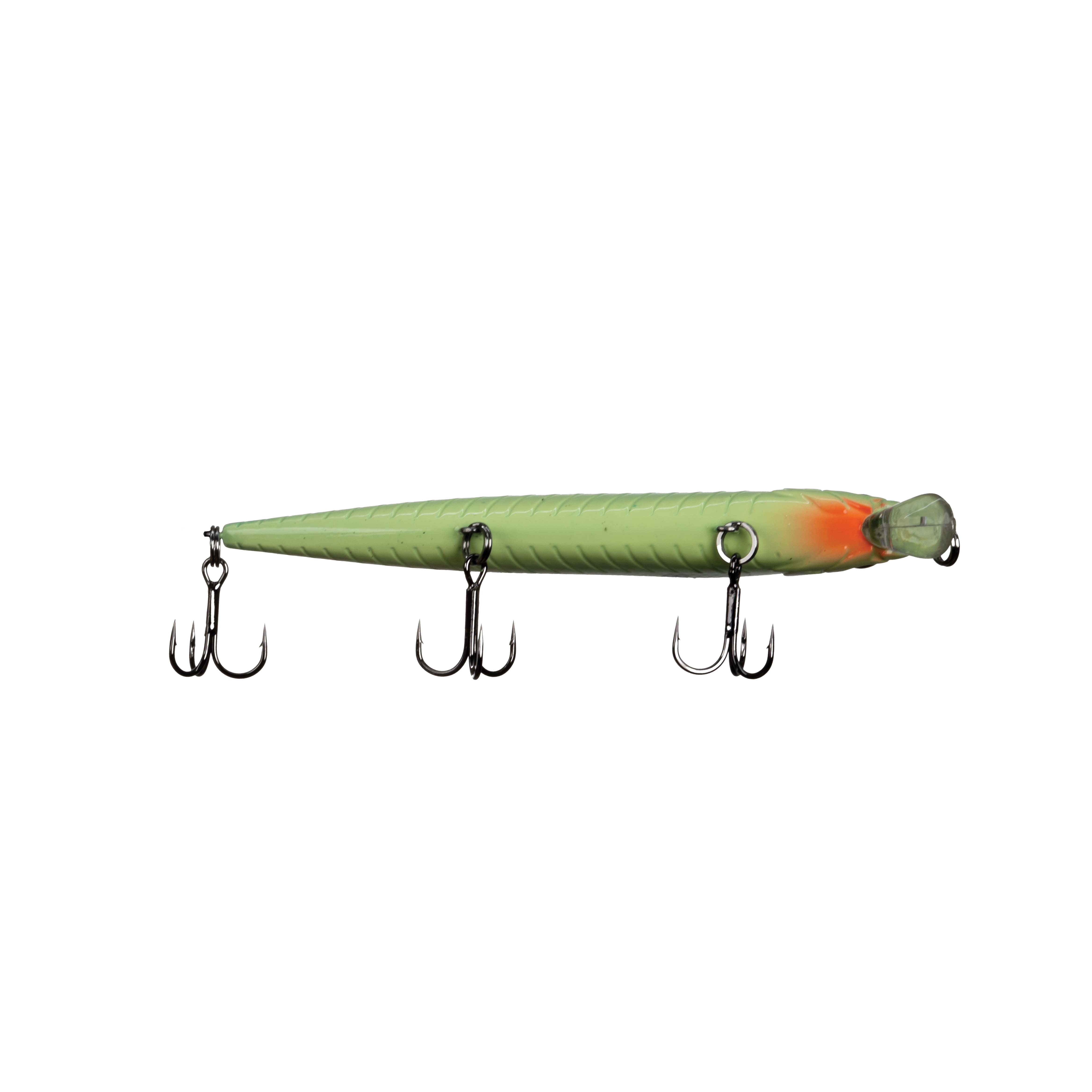 Ozark Trail 4-1/4-Inch Jerkbait, Citrus Shad, Diving Fishing Lure, 6.5-ft Dive Depth