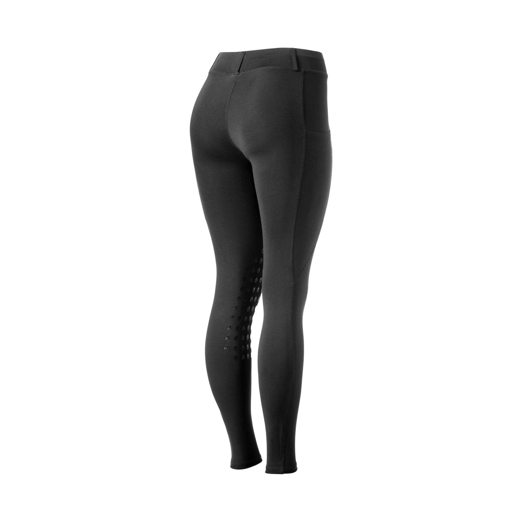 Equinavia Classic Womens Equestrian Silicone Knee Patch Breeches with Phone Pockets | Horse Riding Pants Schooling Tights