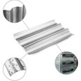 thumbnail image 4 of Sartén para Baguette perforada antiadherente para hornear Pan francés, panes ondulados, molde para hornear, tostadas, panaderos, molde para moldear ondas, 4 of 5