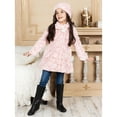 thumbnail image 2 of Widgeon Girls' Jacket Button Front Faux Fur Coat Outfit, 2 of 6