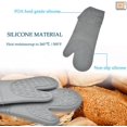 thumbnail image 3 of Extra Long Oven Mitts and Pot Holders Set - Heat Resistant Silicone Oven Mitts, Mini Oven Gloves, Hot Pads Potholders and Silicone Oven Shelf Rack Guard Protector - for Kitchen Baking Cooking, 8 Pack, 3 of 7