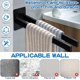 thumbnail image 5 of Dww-porte Serviette Noir ,barres Porte-serviettes Auto-adhsif Support De Serviettes En Acier Inoxydable 39cm Pour Salle De Bain Ou Cuisine Sans Percag, 5 of 5