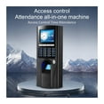 thumbnail image 2 of Time Attendance Fingerprint Access Control Machine Time Clock for Employees Attendance, 2 of 5