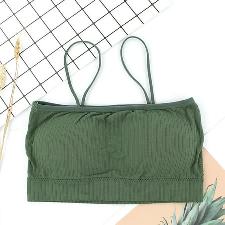 LEEy-World Lingerie for Women Women s Marks Jelly Underwire Latex And No Underwear Glue Bra Without Semi-Liquid Green L