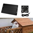 thumbnail image 2 of DOLITY Waterproof Solar Powered Panel Ventilation Extractor Fan 10W Portable single fan, 2 of 9