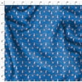 thumbnail image 4 of Soimoi Blue polyester Crepe Fabric Birthday Theme Party Printed Fabric 1 Yard 42 Inch Wide, 4 of 5