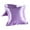 Purple, variant on 2 PCS Satin Pillowcase with Envelope Closure,19.6x19.6 Inches Simulated Silk Pillowcase for Hair and Skin,Breathable Cooling Silky Soft Travel Pillow Cases,Gift for Women Men