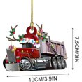 thumbnail image 4 of Colgante de Navidad de Año Nuevo Suministros de decoración del hogar Regalos de Navidad Decoraciones de habitaciones para niños, Accesorios de decoración navideña Vehículo de ingeniería, 4 of 5