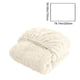 thumbnail image 3 of Protector de colchón térmico de invierno | Sábana bajera ajustable de terciopelo color leche con estampado jacquard | Bordes elásticos de cobertura total para colchones de 5 a 25 cm | Funda de cama, 3 of 6