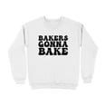 thumbnail image 2 of Bakers Gonna Bake Graphic Design Sweatshirt (SportGrey, M), 2 of 14