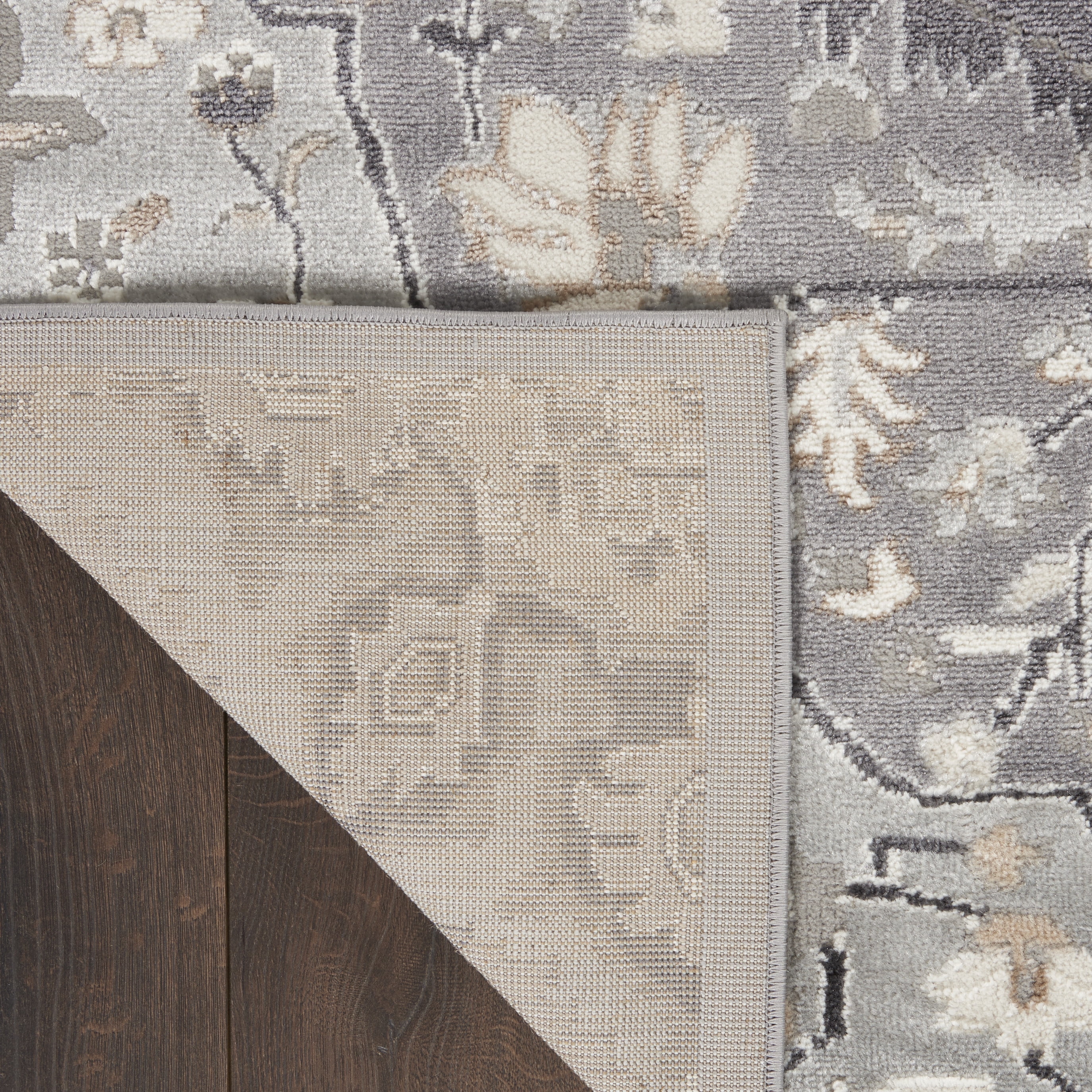 Nourison Elation Traditional Persian Grey Area Rug