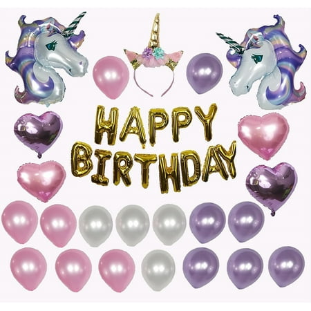  Unicorn  Birthday  Party  Supplies  Unicorn  Balloon 