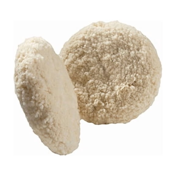 8" dia. X 1.5" 100% 4-ply twisted wool double sided pad "Cutting pad" 803N