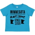 thumbnail image 3 of Inktastic Minnesota Awesome Since 1858 Boys or Girls Toddler T-Shirt, 3 of 5