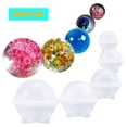 thumbnail image 5 of Siaonvr 5 Size Silicone Round Ball Resin Mold Pendant Mold Making Craft DIY, 5 of 6